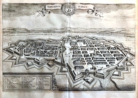 Merian Matthà¤us (1593-1650) Nanceium. Nancy 1649 Francoforte 